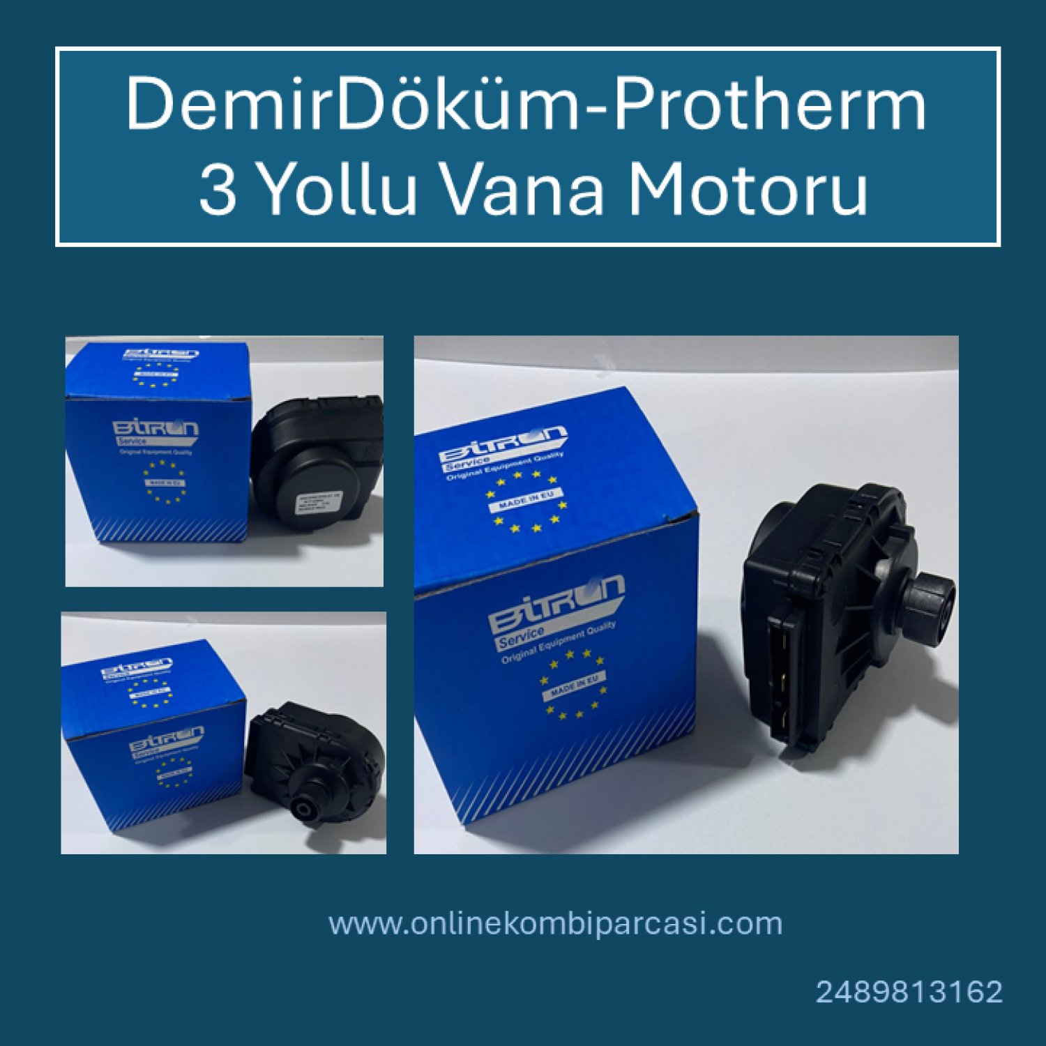 DemirDöküm Protherm 3 Yollu Vana Motoru - Protherm 9OOD